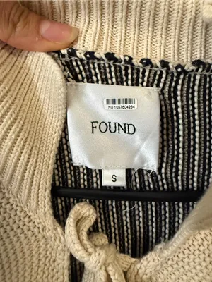 Found Striped Knit Collar Sweater| Free people Sz: S thumbnail 7