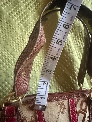 U.S. Polo Assn Women's Beige Logo Canvas Satchel with Pink Trim NWT thumbnail 11