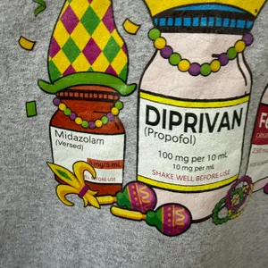 Unisex Gildan RX Graphic Hoodie Size XL Prescription Pharmacy Mardi Gras thumbnail 6