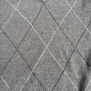 Geoffrey Beene Extra Soft Argyle  V-Neck Sweater Vest. thumbnail 2