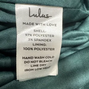 Lulus Emerald Green Satin Maxi Formal Dress Sleeveless Halter S Bridesmaid *FLAW thumbnail 16