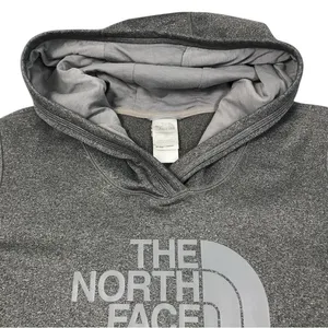 THE NORTH FACE Half Dome Pullover Hoodie Women L Gray Outdoor Travel Camping thumbnail 5
