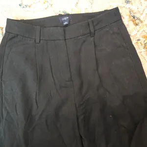 J Crew Wide-Leg Pleated Twill Trouser Pant thumbnail 5