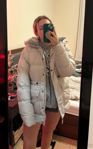 Backcountry Raglan allied down parka White Size M thumbnail 1