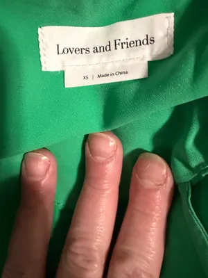 Lovers & Friends Cindy Mini Dress Kelly Green Size XS thumbnail 7