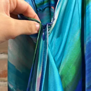 flowy and silky dress Blue Size XS thumbnail 9