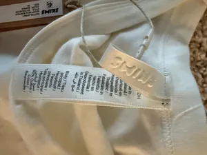 SKIMS Cotton Jersey Bodysuit Marble Thong White Fits Everybody T-Shirt Brand New with Tags thumbnail 10