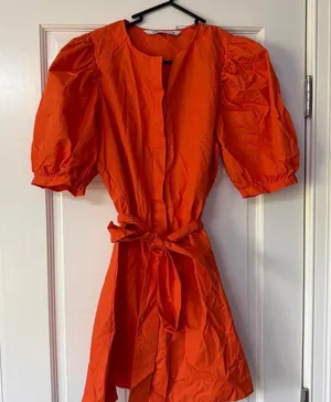 ZARA Puff Dress Sleeve Mini thumbnail 1