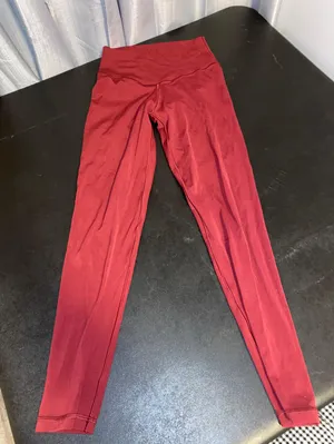 Aerie Red Leggings thumbnail 1
