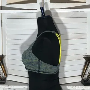 Lululemon Free to Be Bra Wild Sports Padded Strappy Blue Yellow Extra Small thumbnail 6