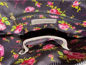 Taupe bow crossbody bag thumbnail 4