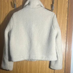 Cozy White women Jacket by Zara thumbnail 6