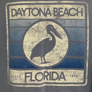 Comfort wash womens purple Daytona Beach Florida T-shirt size M thumbnail 7