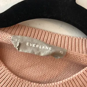 Everlane Womens Sweater Crew Neck Cotton Ribbed Light Pink XS thumbnail 4