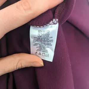 Socialite‎ Purple Plum Small Scalloped Mini Skater Halter A-Line Dress Keyhole thumbnail 9