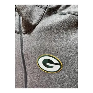 Women's XS Green Bay Packers Cutter & Buck CB DryTec Jacket Gray thumbnail 4