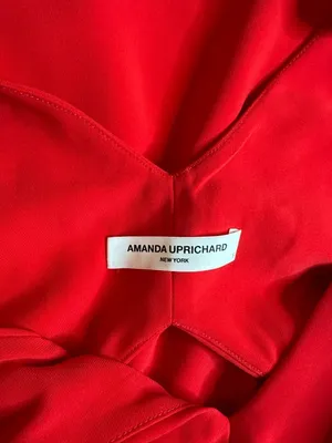 Amanda Uprichard Gimlet Dress in Lipstick Small New Womens Mini thumbnail 8