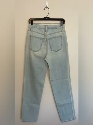 Target - Universal Thread 90s High Rise Straight Jeans, Light Wash, Size 2, NWOT thumbnail 5