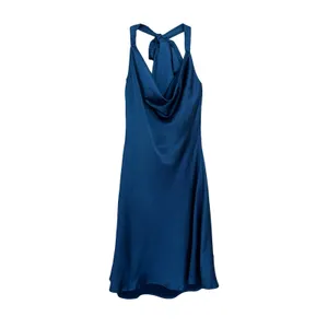 Altar’d State Navy Blue Cowl Neck Dress Sz S thumbnail 3