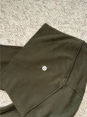 Lululemon Leggings Align High-Rise 28" Olive Super Green 2 thumbnail 2