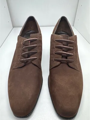 Aerosoles Classic Brown Suede Chunky Heel Oxfords - Step Up Your Shoe Game! thumbnail 2
