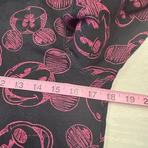Disney Women's Size Medium Black and Pink mickey logo‎ Hoodie full zip thumbnail 4
