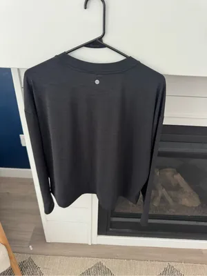 CALIA Women's Pleat Shoulder Long Sleeve Shirt Black Medium New thumbnail 5