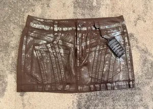 NWT Forever 21 Brown Mini  Skirt thumbnail 1