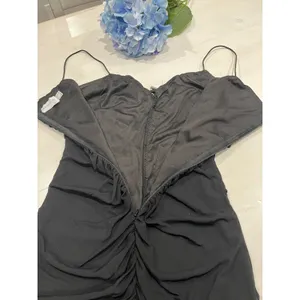 THATS SO FETCH Ruched Bodycon Dress Sleeveless Mini Party Black‎ Size 8 thumbnail 5