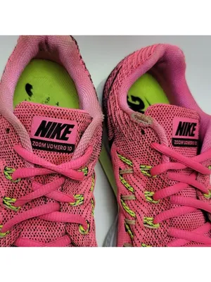 Nike Womens Pink Green Zoom Vomero 10 717441-608 Lace Up Athletic Shoes Size 8.5 thumbnail 3