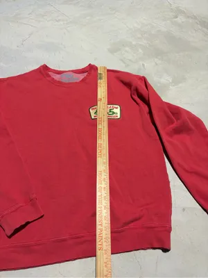 Morgan wallen one night at a time 865 patch Red Crewneck Sweatshirt large thumbnail 6