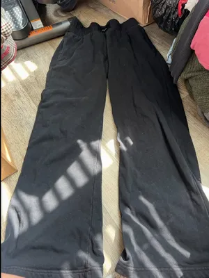 Talentless small black sweat pants wide leg thumbnail 2