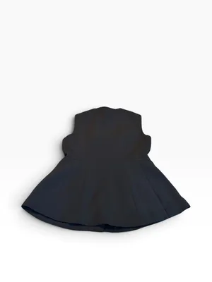 COMMENSE black peplum vest Size M thumbnail 3
