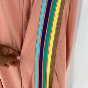 Electric Yoga Sundrop Jogger Pants‎ Womens Size S Pink Rainbow Side Stripes thumbnail 6