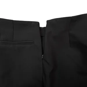 ZARA Black High Waisted Sailor Skort Gold Button Mini S 4 6 NWT thumbnail 6