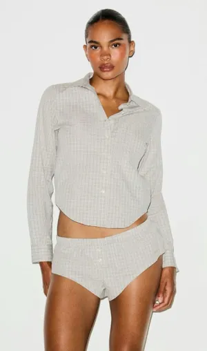 SKIMS Cotton Poplin Sleep Set 2X thumbnail 1