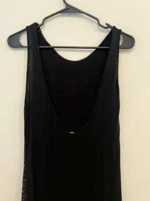 Black Sleeveless Scoop Neck Dress Size L by Forever 21 thumbnail 4