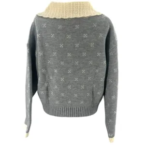 Jacquie the‎ Label Georgia Contrast Collar Cardigan thumbnail 4