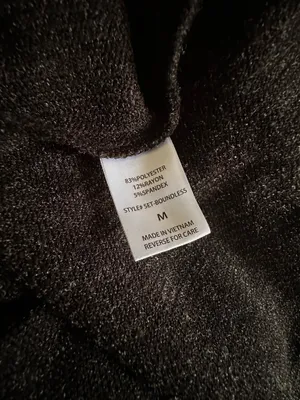 Dear Scarlett Dark Grey Cowl Neck 2 Piece Set Black Size M thumbnail 8