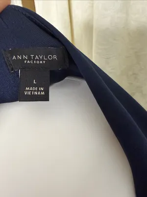 Ann Taylor Sleeveless Navy Blue Maxi Dress thumbnail 2