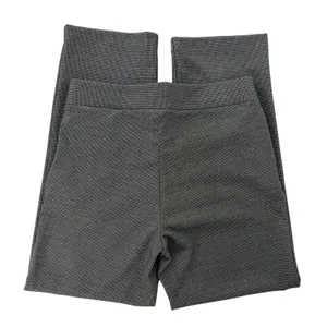 LOFT Gray Houndstooth Ponte Pull-On Straight Leg Dress Pants NEW Size M thumbnail 12