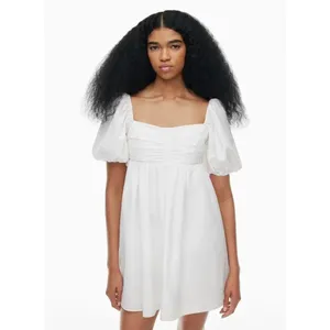 ✨Aritzia Wilfred Amuse Poplin Mini White Sz XS Dress✨ thumbnail 3