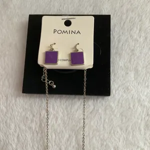 Pomina Gold necklace with Enamel Bar thumbnail 4