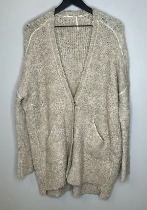 Free‎ People Alpaca Blend Oversized Cardigan Size S thumbnail 1