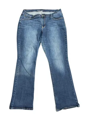 Old Navy Curvy Fit Flare Bootcut SZ 16 Blue Wash Stretch Western Streetwear Chic thumbnail 1
