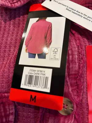 BRIGGS waffle knit button down nwt thumbnail 6