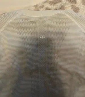 White Lululemon Swiftly Short Sleeve thumbnail 2