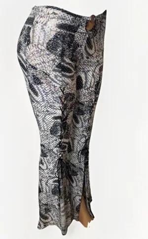 Holographic sequin flare pants Gray Size M thumbnail 1