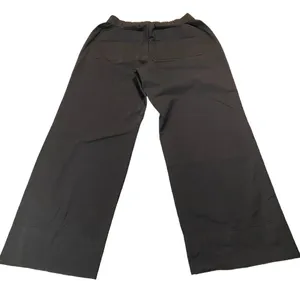 Everlane Women's Black High Waisted Wide-Leg Cotton Pants Size M‎ thumbnail 8