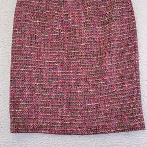 Boden‎ Tweed Pencil Skirt Pink Black Plaid Business Casual Women US 10R thumbnail 4